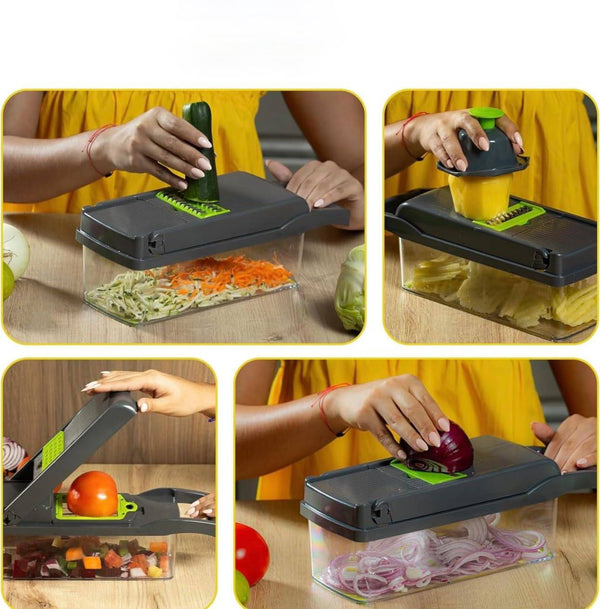 Mandoline Découpe Légumes 16-en-1