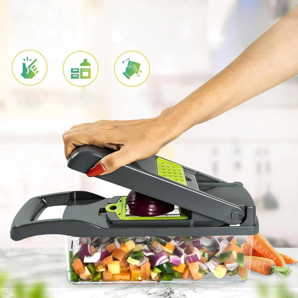 Mandoline découpe légumes 16 en 1