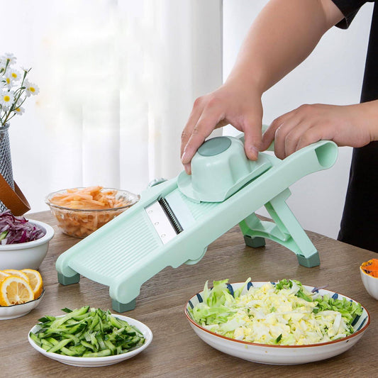 Mandoline de cuisine manuelle réglable