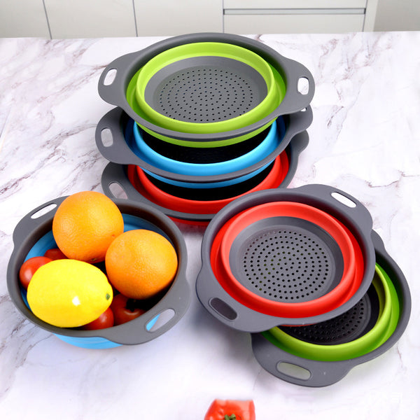 Passoire Pliable Double en Silicone