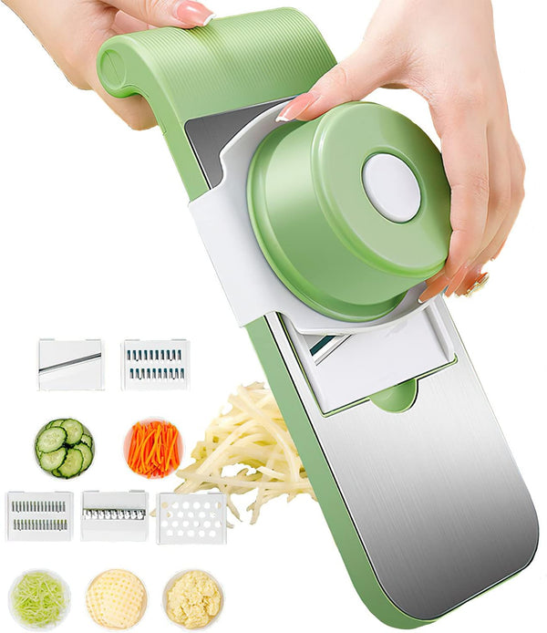 Mandoline magnétique verte