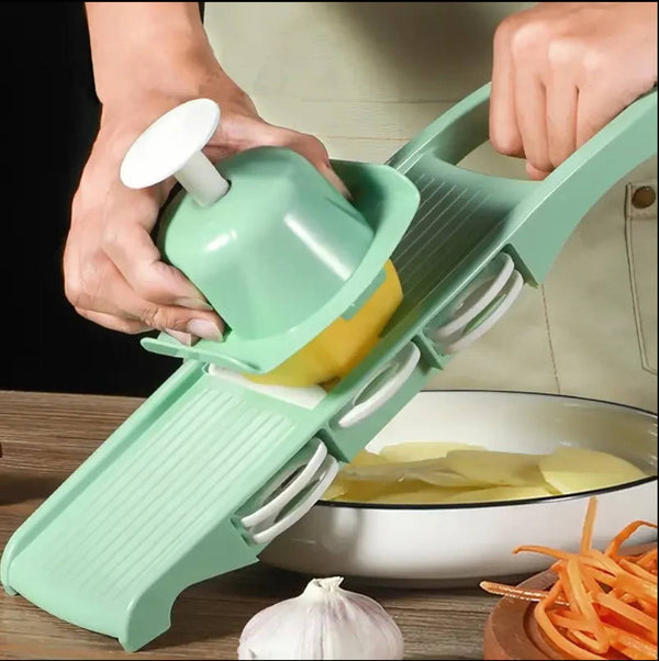 Mandoline de cuisine manuelle 5 en 1