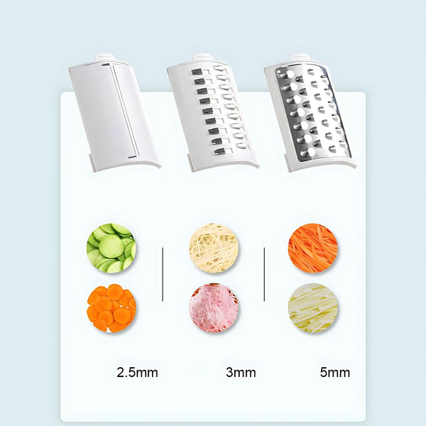 Mandoline électrique de cuisine sans fil les lames