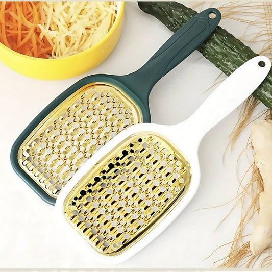 Mandoline manuelle pour coupe en fil vert et blanc 
